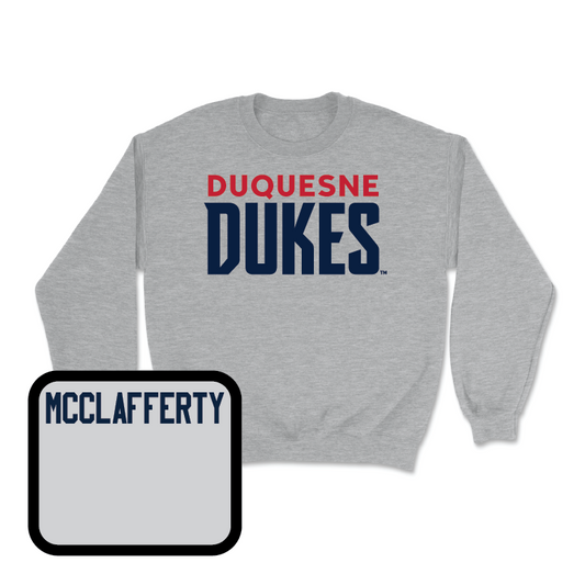 Duquesne Track & Field Sport Grey Lock Crew  - Brennan McClafferty