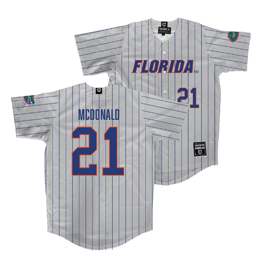 Florida Baseball Sport Grey Jersey - Caden McDonald