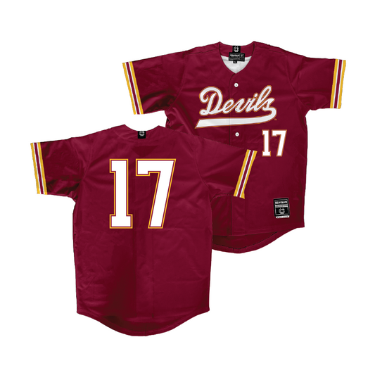 Arizona State Baseball Maroon Jersey - Ky McGary