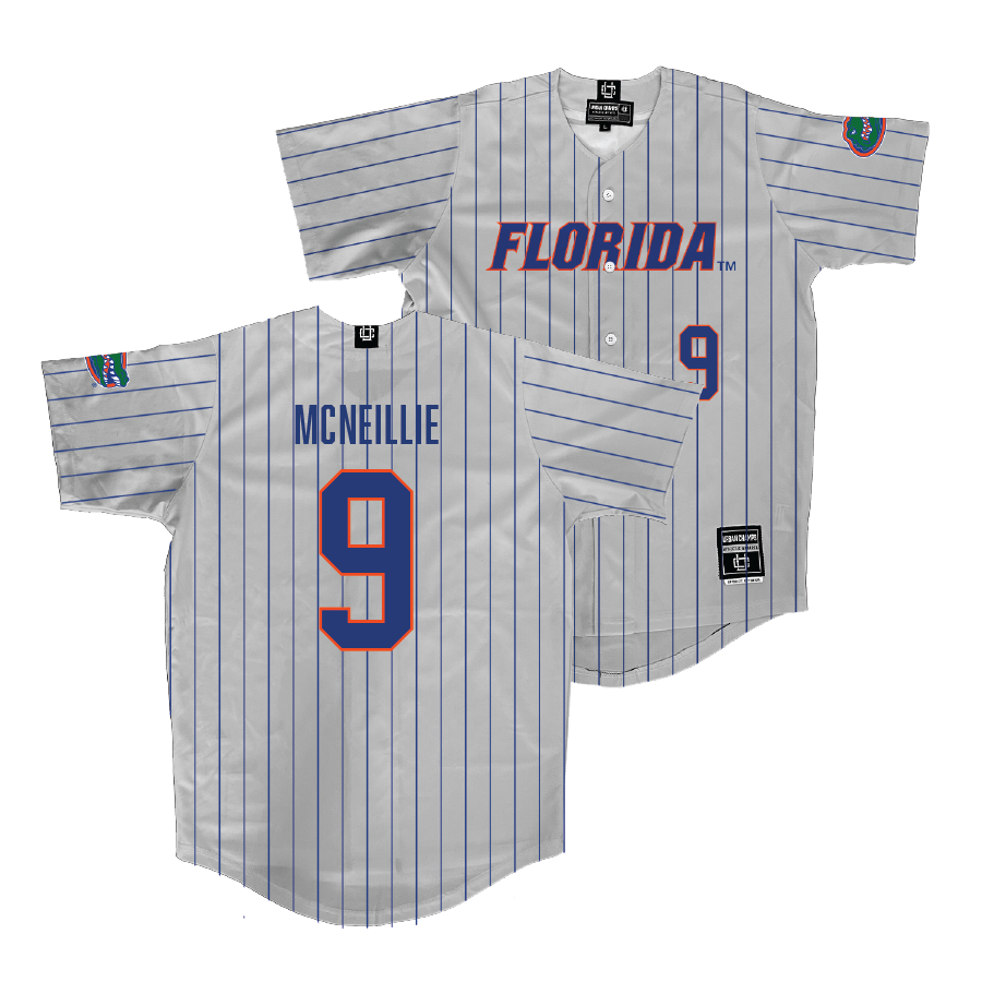 Florida Baseball Sport Grey Jersey - Luke McNeillie