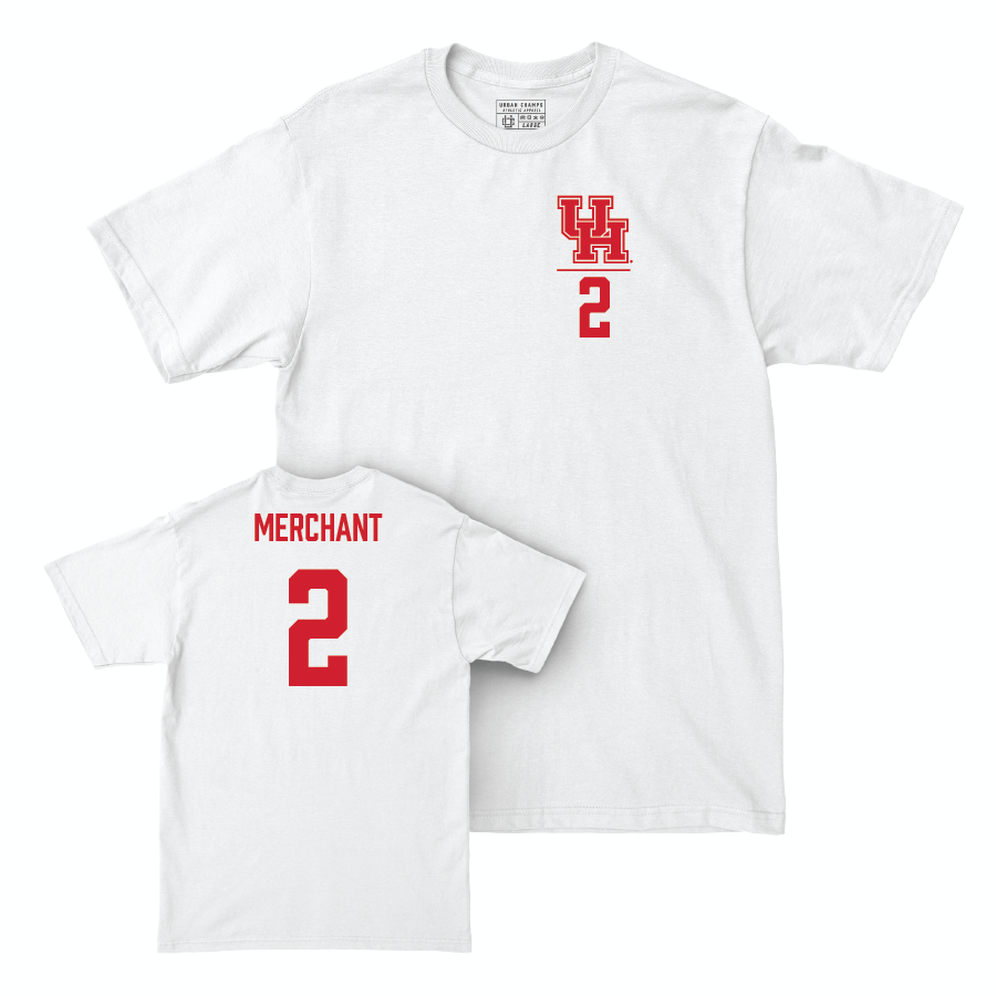 Houston Women's Basketball White Logo Comfort Colors Tee  - Kierra Merchant