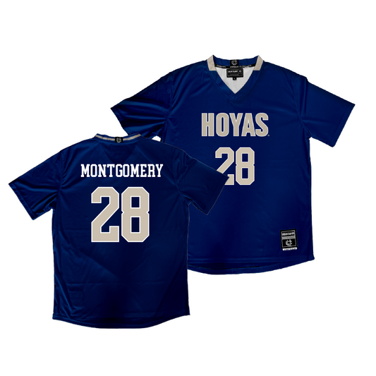 Georgetown Women's Soccer Navy Jersey - Shay Montgomery