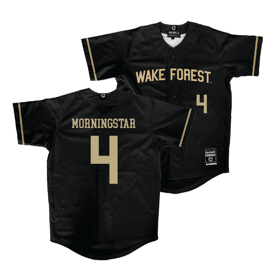 Wake Forest Baseball Black Jersey - Blake Morningstar | #4