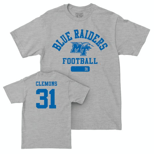 MTSU Football Sport Grey Varsity Tee - Austin Clemons Small