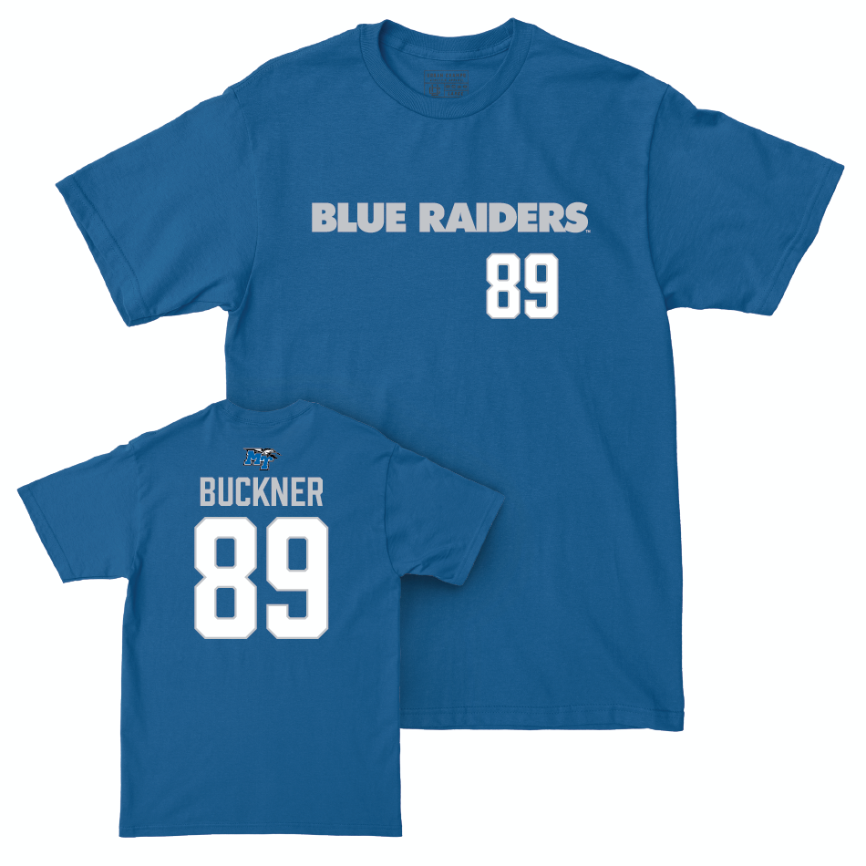 MTSU Football Royal Sideline Tee - Brandon Buckner Small