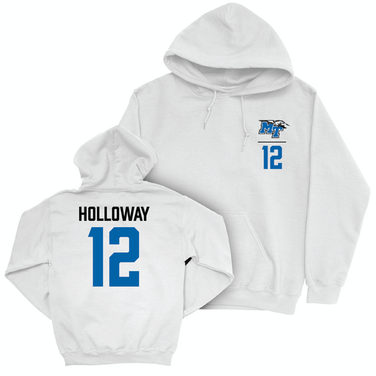 MTSU Baseball White Logo Hoodie - Brady Holloway Small