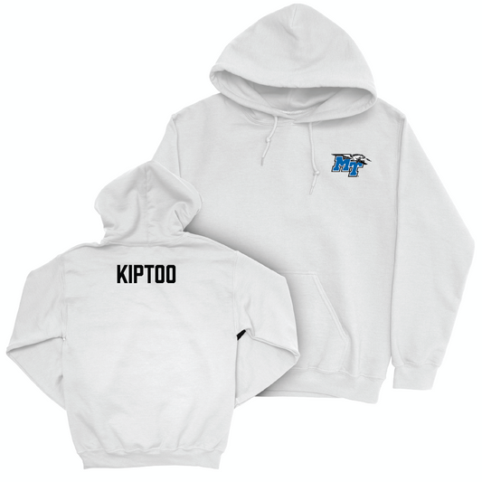 MTSU Men's Cross Country White Logo Hoodie - Brian Kiptoo Small