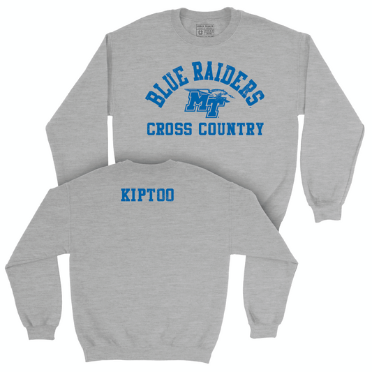 MTSU Men's Cross Country Sport Grey Varsity Crew - Brian Kiptoo Small