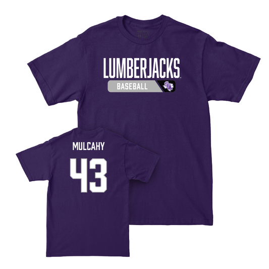 SFA Baseball Purple Staple Tee  - Dylan Mulcahy