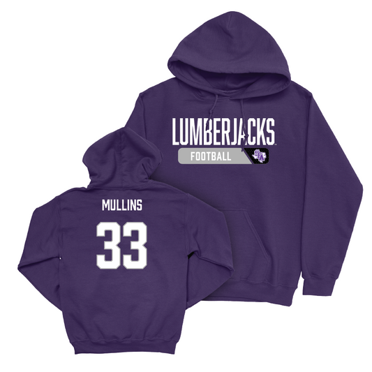 SFA Football Purple Staple Hoodie   - Connor Mullins