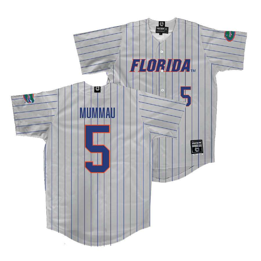 Florida Baseball Sport Grey Jersey - Sam Mummau