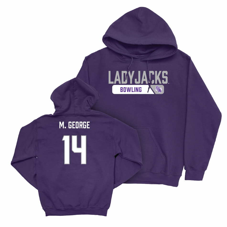 SFA Women's Bowling Purple Staple Hoodie   - Megan George