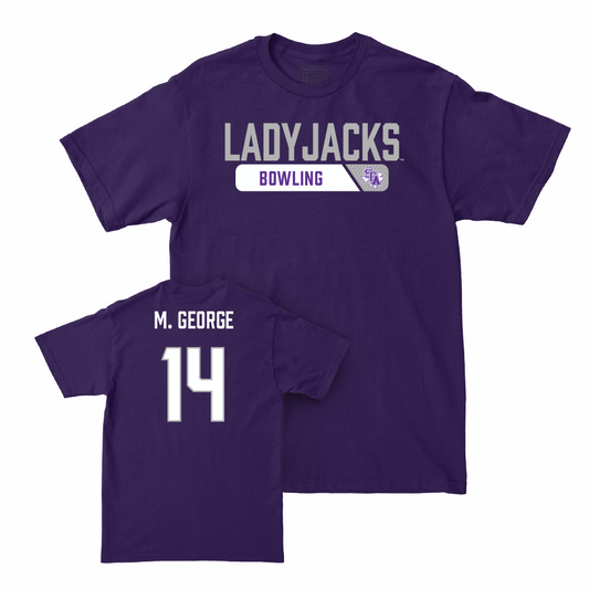 SFA Women's Bowling Purple Staple Tee   - Megan George