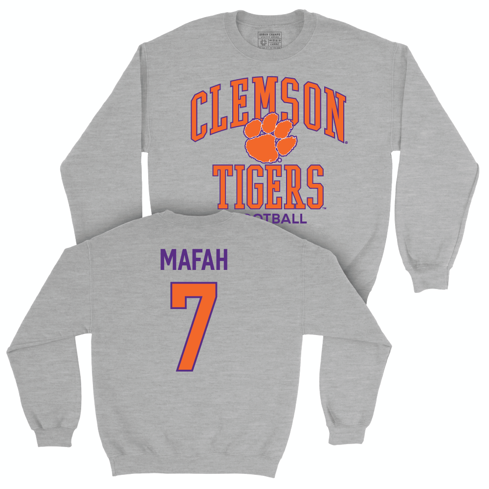 Clemson Football Sport Grey Classic Crew  - Phil Mafah