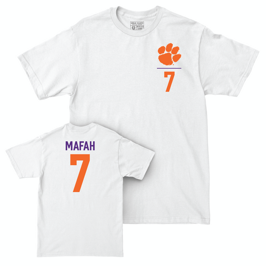 Clemson Football White Logo Comfort Colors Tee  - Phil Mafah