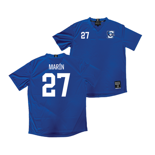 Creighton Men's Soccer Blue Jersey - Santiago Marín  | #27