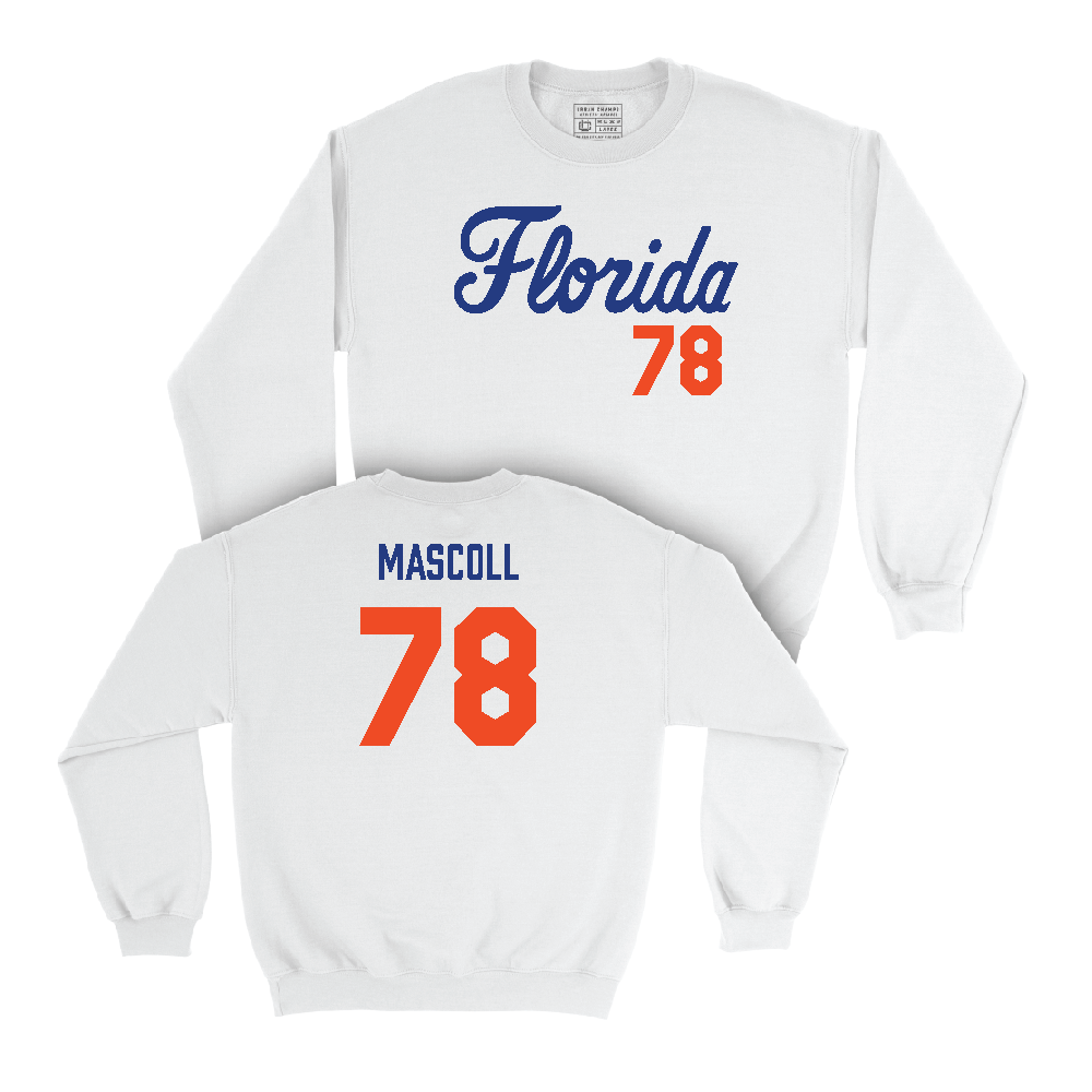 Florida Football White Script Crew  - Marcus Mascoll