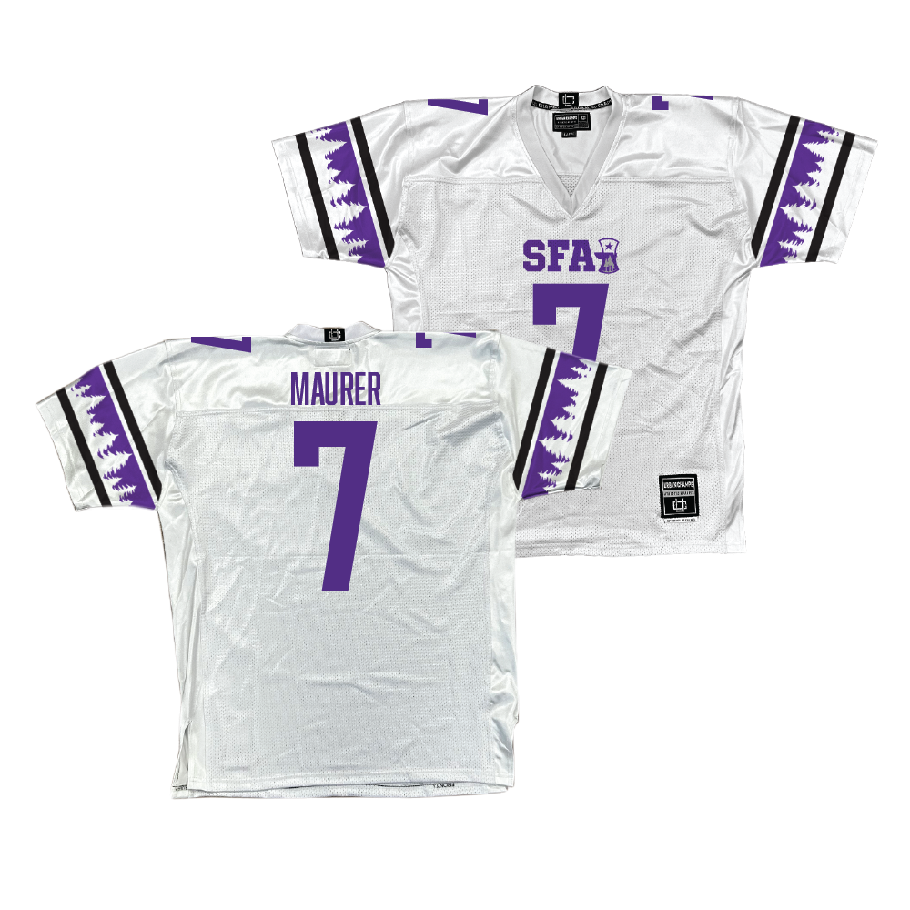 SFA Football White Jersey - Brian Maurer | #7