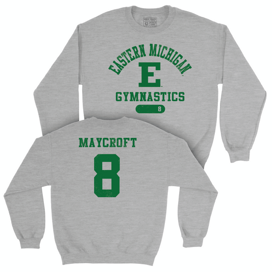 Eastern Michigan Women's Gymnastics Sport Grey Varsity Crew  - Brooke Maycroft