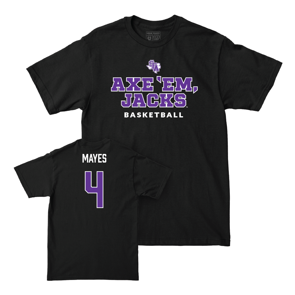 SFA Men's Basketball Black Axe 'Em Tee  - Ethan Mayes