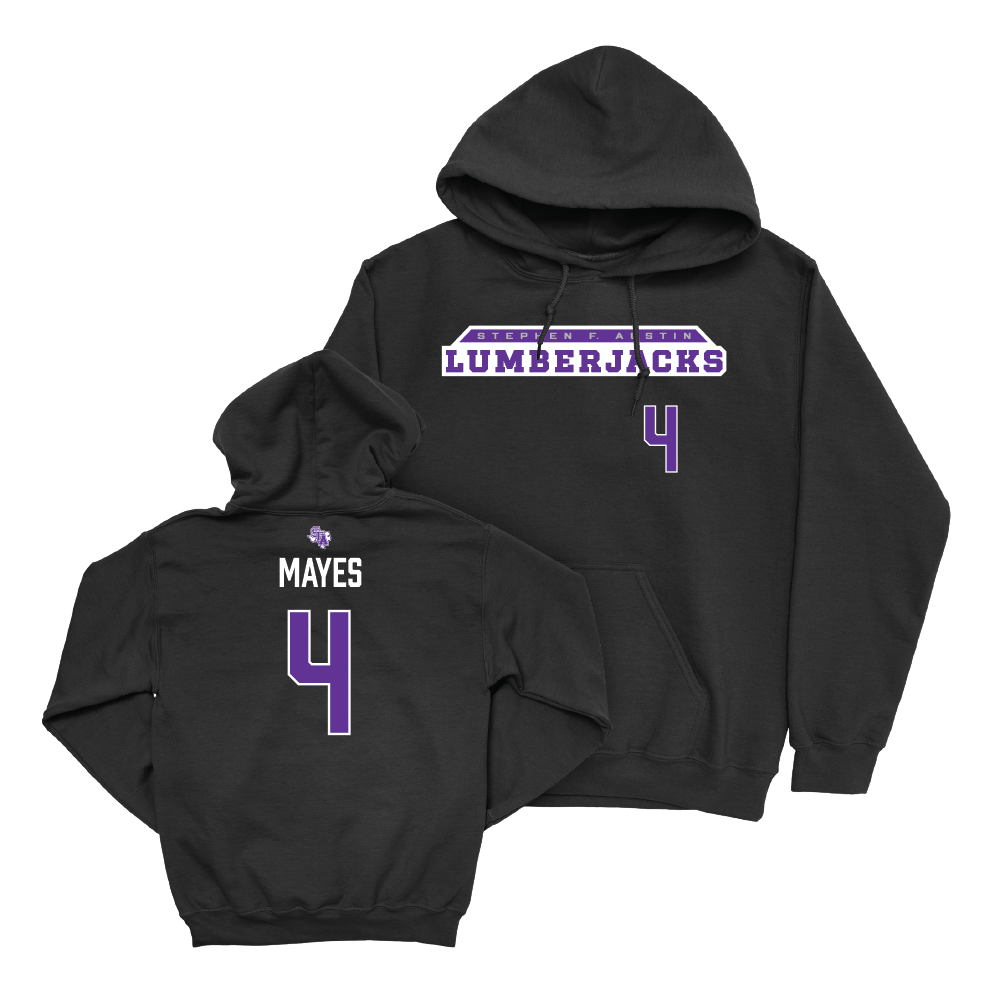 SFA Men's Basketball Black Lumberjacks Hoodie  - Ethan Mayes