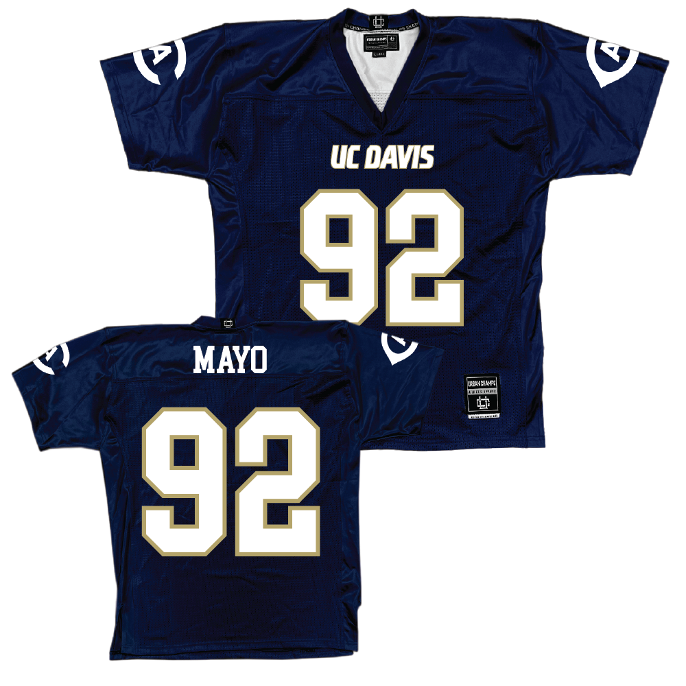 UC Davis Football Navy Jersey  - Rayne Mayo