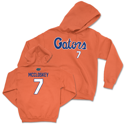 Florida Women's Soccer Orange Script Hoodie  - Lauren McCloskey