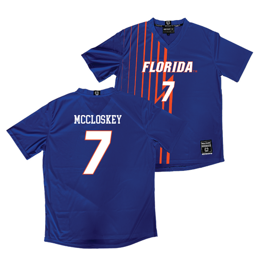 Florida Women's Soccer Royal Jersey  - Lauren McCloskey