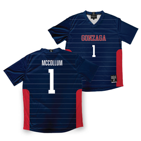 Gonzaga Women's Soccer Navy Jersey - Michaela McCollum