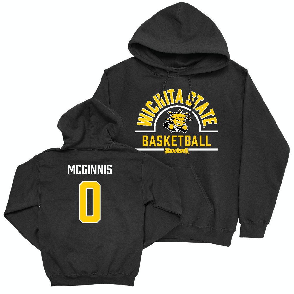 Wichita State Men's Basketball Black Arch Hoodie  - AJ McGinnis