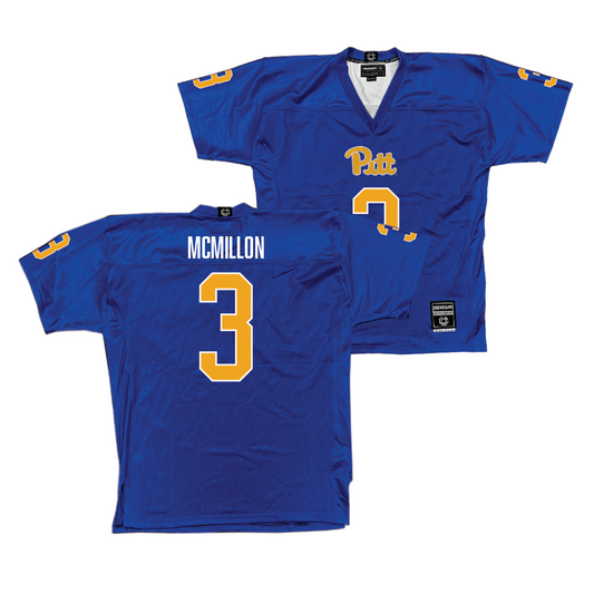 Pitt Football Blue Jersey - Donovan McMillon | #3