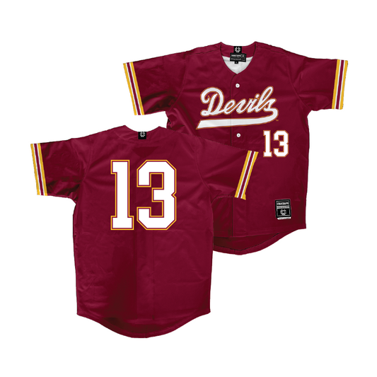 Arizona State Baseball Maroon Jersey - Tyler Meyer