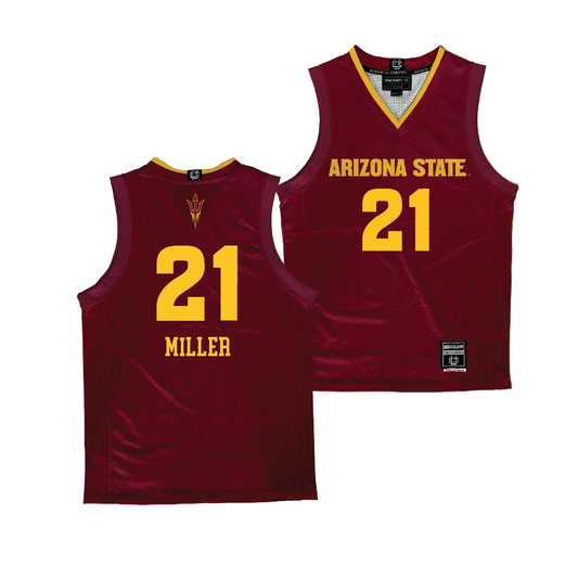 Arizona State Women's Basketball Maroon Jersey - Hanna Miller