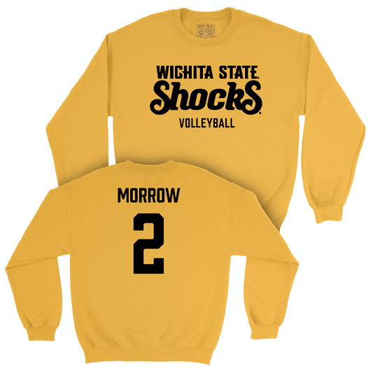 Wichita State Women's Volleyball Gold Shocks Crew   - Gracie Morrow