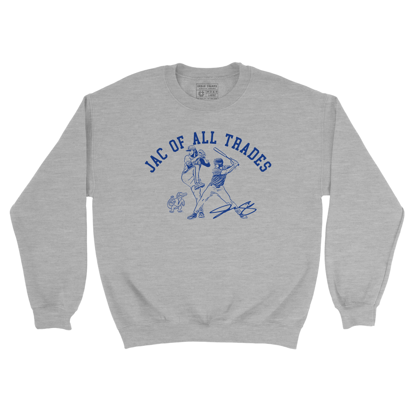 EXCLUSIVE RELEASE: Jac of All Trades Grey Crewneck