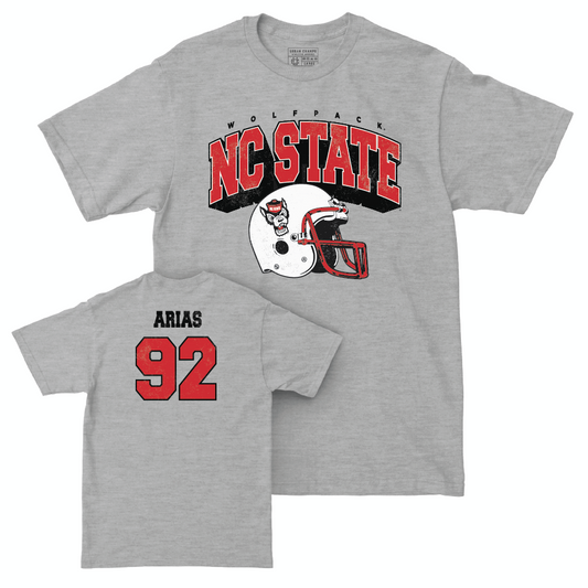 NC State Football Sport Grey Kick Off Tee - Aiden Arias Small