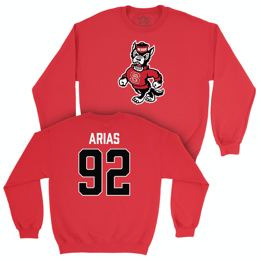 NC State Football Red Legacy Crew - Aiden Arias Small