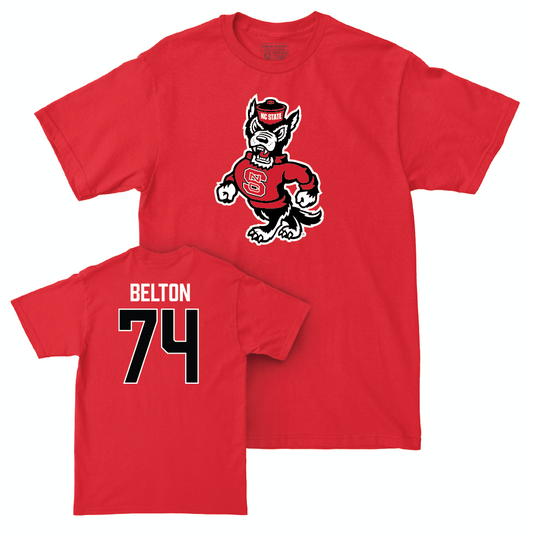 NC State Football Red Legacy Tee - Anthony Belton Small