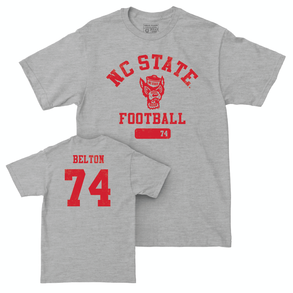 NC State Football Sport Grey Varsity Tee - Anthony Belton Small