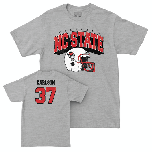 NC State Football Sport Grey Kick Off Tee - Addison Carlson Small