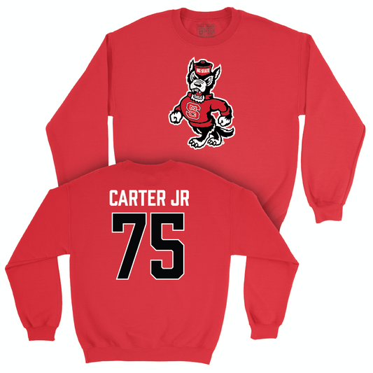 NC State Football Red Legacy Crew - Anthony Carter Jr Small