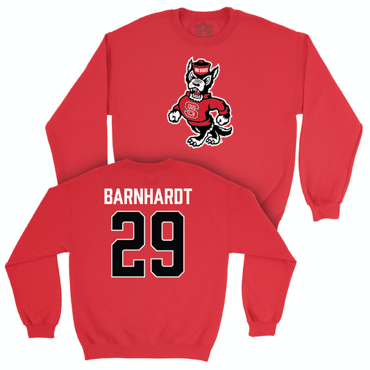 NC State Football Red Legacy Crew - Brody Barnhardt Small