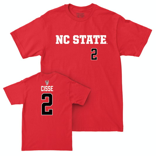 NC State Football Red Sideline Tee - Brandon Cisse Small