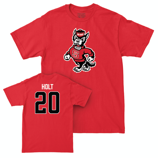 NC State Women's Soccer Red Legacy Tee - Brooklyn Holt Small