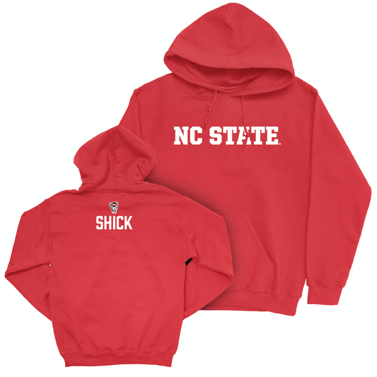 NC State Men's Tennis Red Sideline Hoodie - Braden Shick Small