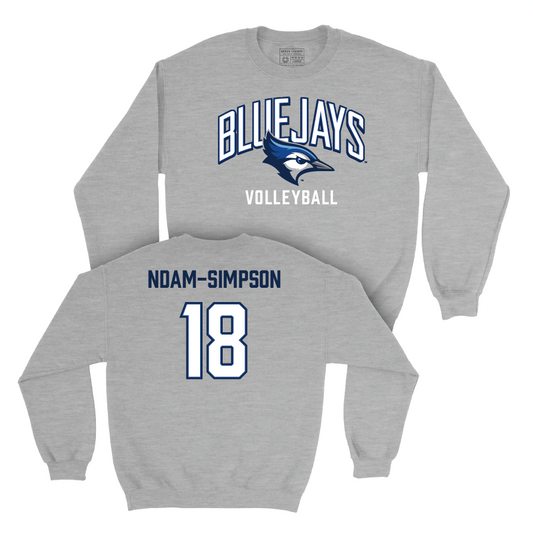 Creighton Women's Volleyball Sport Grey Classic Crew  - Destiny Ndam-Simpson