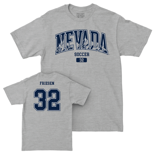 Nevada Women's Soccer Sport Grey Arch Tee - Alexis Friesen