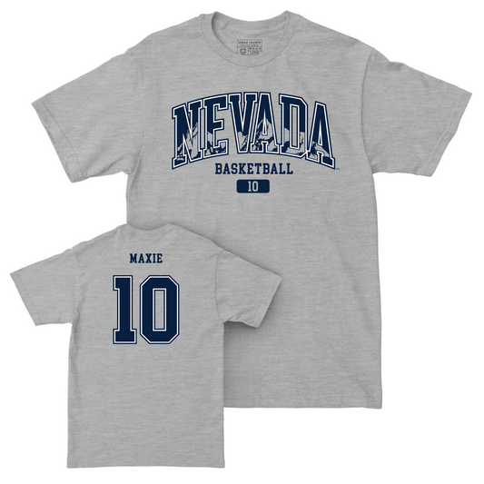 Nevada Women's Basketball Sport Grey Arch Tee - Dymonique Maxie Youth Small