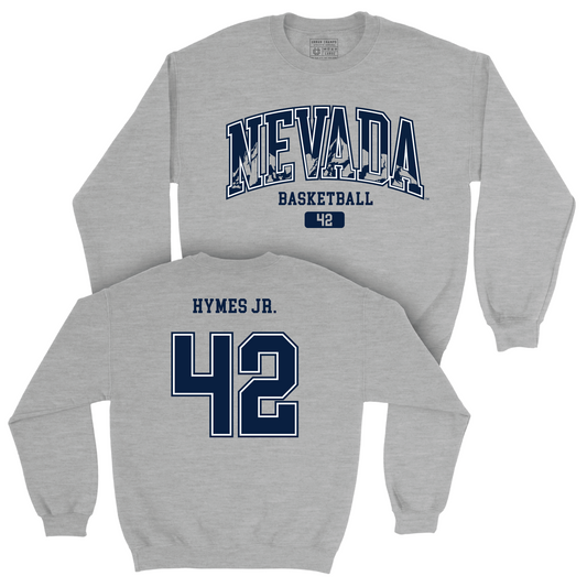 Nevada Men's Basketball Sport Grey Arch Crew - Kwame Hymes Jr Youth Small