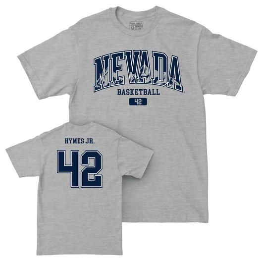 Nevada Men's Basketball Sport Grey Arch Tee - Kwame Hymes Jr Youth Small